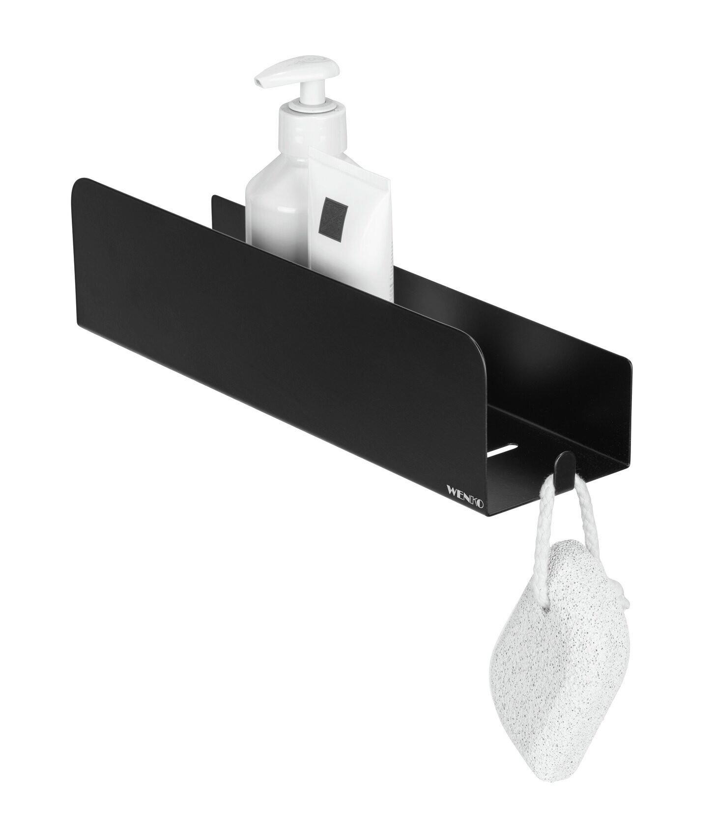 Polc Fekete Turbo-Loc® Lizan - fekete, Modern, fém (30/8/8,5cm) - Mömax