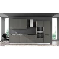 Blok Kuhinja S Aparatima Line 360 - siva/crna, Konvencionalno, drvo/metal (360/216-240/60cm) - Mömax