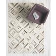 Lederteppich Raffiah 140x200 cm - Grau, Leder (140/200cm) - Premium Living
