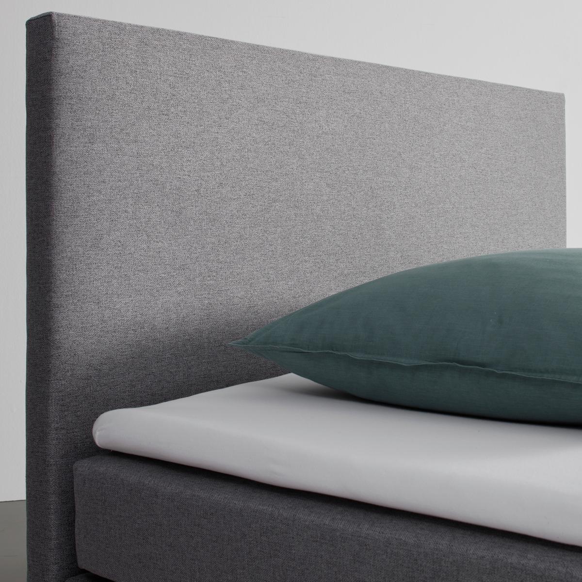 Boxspring Ágy Szürke Florinda - szürke, Modern, textil/fa (140/200cm) - Bessagi Home