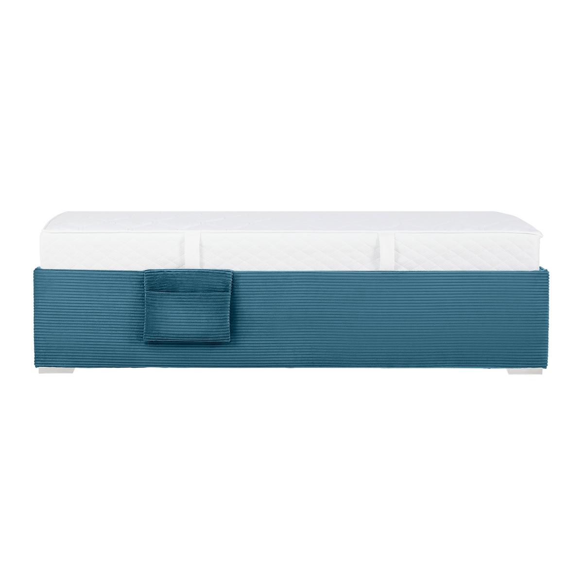 Bett Remi Pastelblau ca. 90x200cm - Chromfarben/Pastellblau, KONVENTIONELL, Holz/Kunststoff (90/200cm) - Mömax