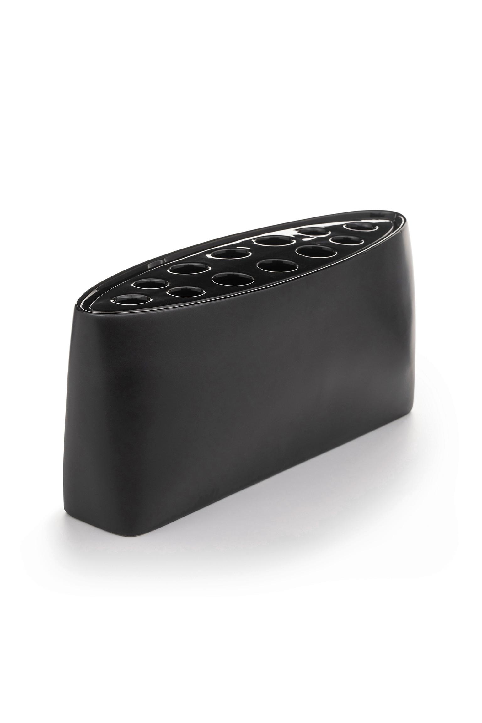 Vase Eia schwarz - Basics, Keramik (12/37/16cm) - Markslöjd