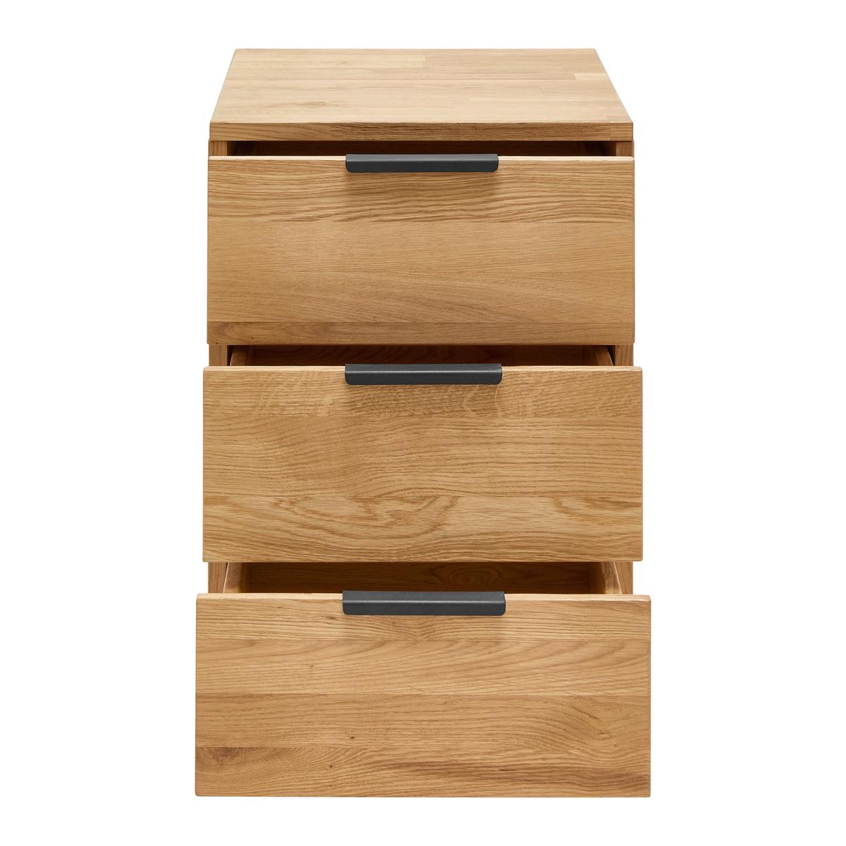 Rollcontainer Albero Naturfarben - Naturfarben, MODERN, Holz (40/59,3/62cm) - Premium Living