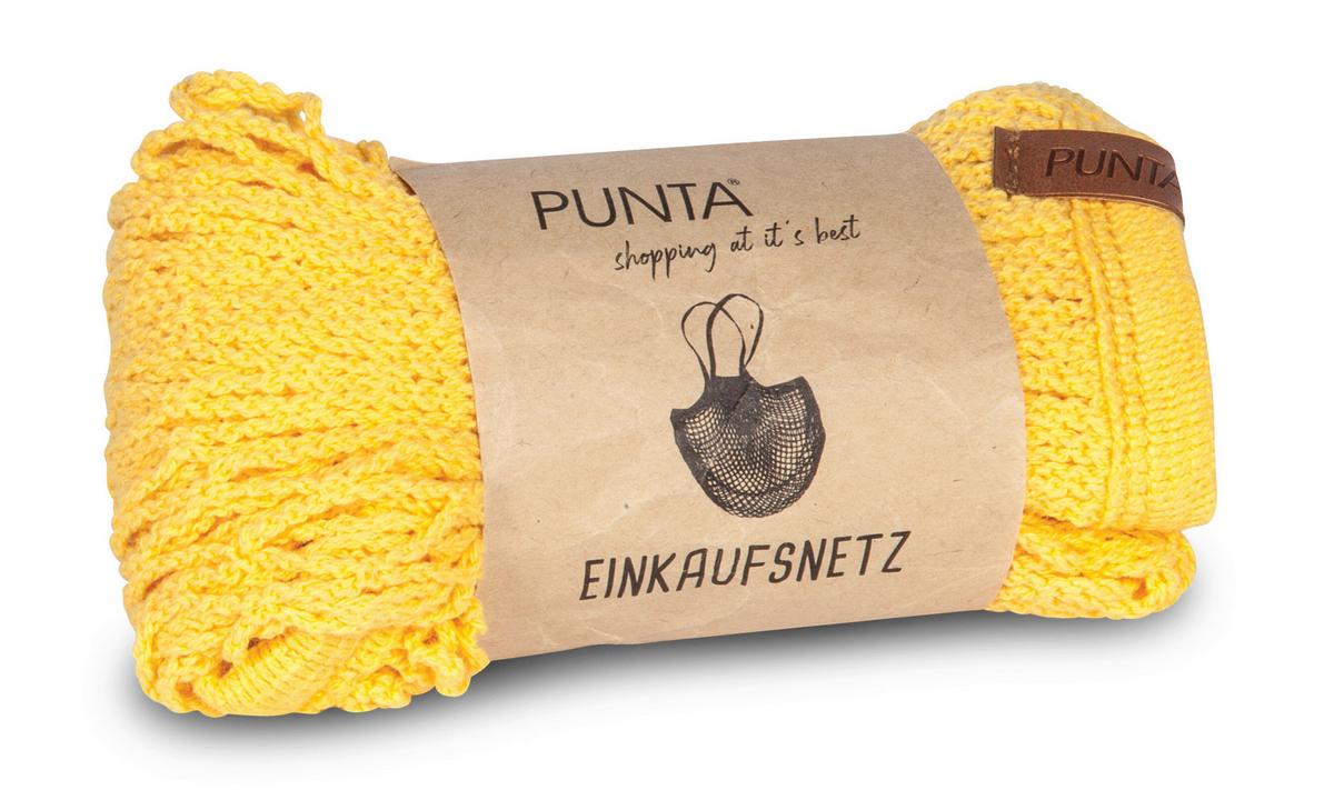 Sacoșă pentru cumpărături Punta - albastru/galben, Konventionell, textil (32/38cm) - Zandiara
