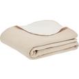 Fleecedecke Martin Wende in Beige/Weiß - Beige/Weiß, Textil (150/200cm) - MÖMAX modern living