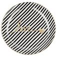 Farfurie Desert Gloria - alb/auriu, Modern, ceramică (20,5cm) - Modern Living Farfurie Desert Gloria - alb/auriu, Modern, ceramică (20,5cm) - Modern Living
