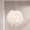 Hängeleuchte Larissa, max. 60 Watt - Weiß, ROMANTIK / LANDHAUS, Metall (30/110cm) - PREMIUM LIVING