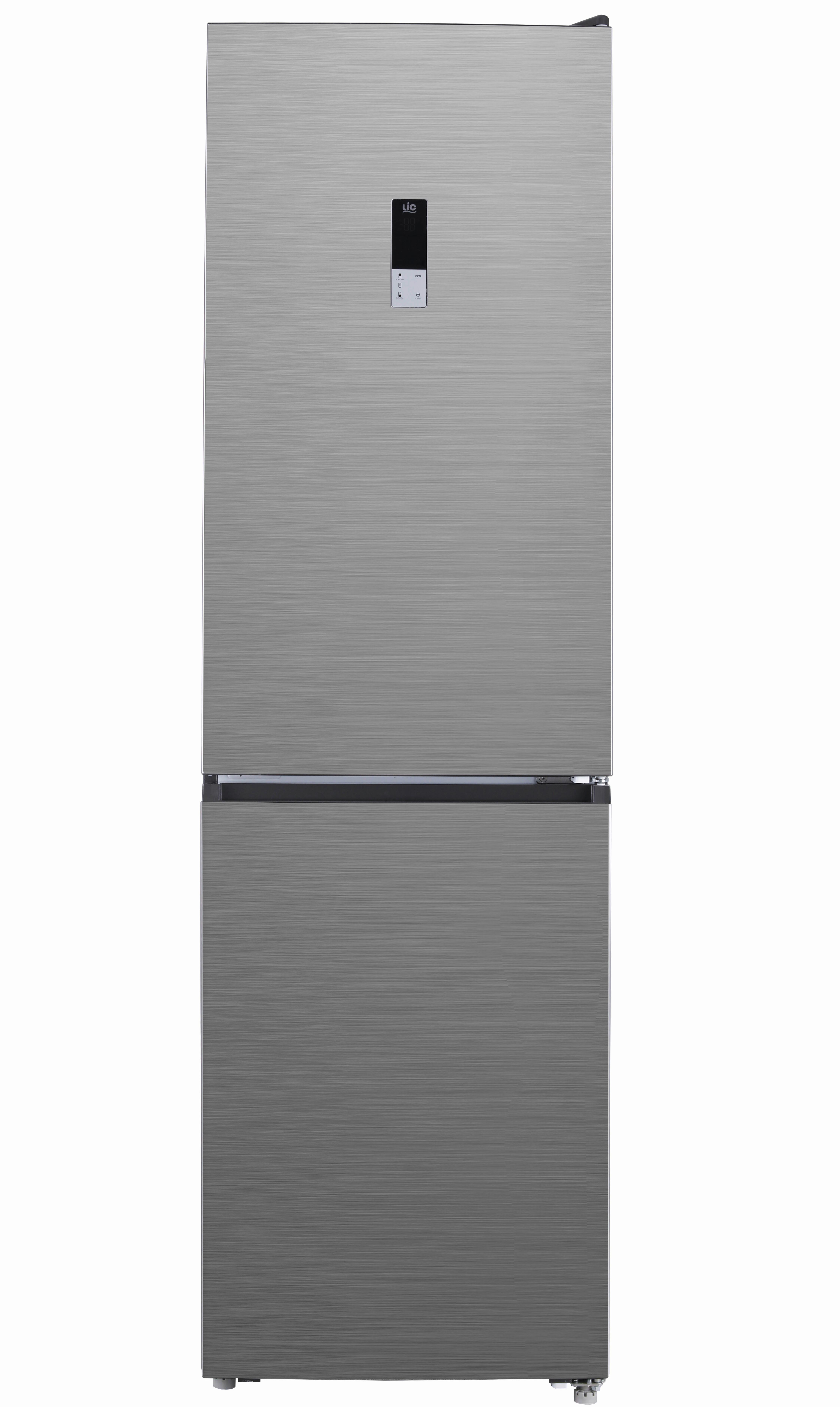 Kühl-Gefrier-Kombination WKG456ENFDIX - Edelstahlfarben, Basics, Kunststoff (59.5/201/68cm) - Wolkenstein