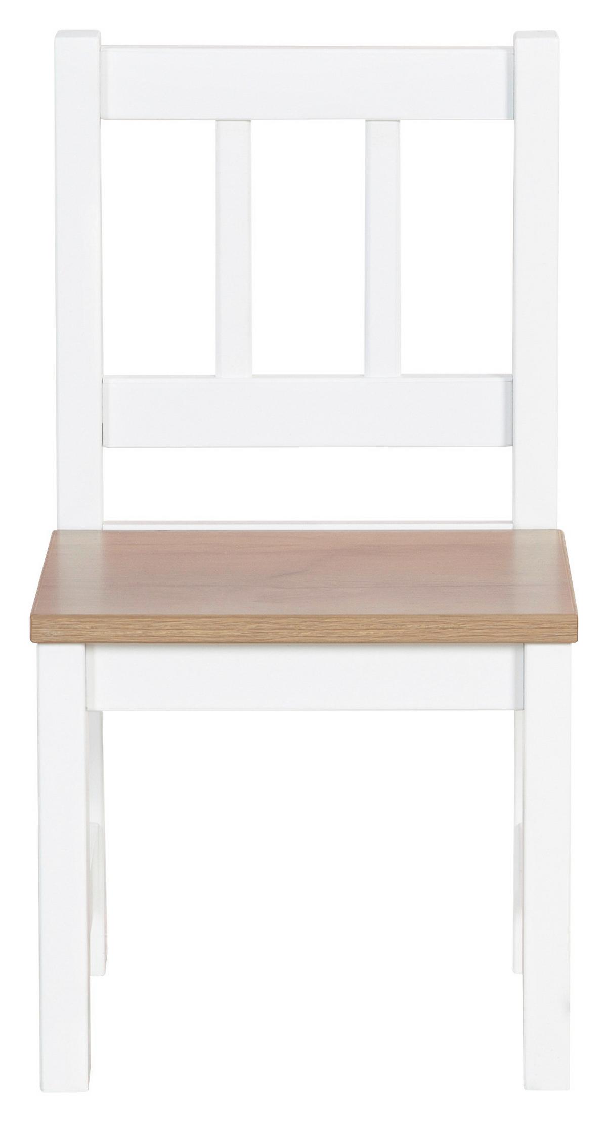 Kindersitzgruppe Woody in Natur/Weiß - Hellbraun/Weiß, Holzwerkstoff (28.5null) - Roba