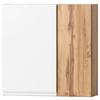 Hängeschrank Varese ca. 65x64 cm Weiß/Eiche - Eiche Wotan/Weiß, MODERN, Holzwerkstoff (65/64/20cm) - Held