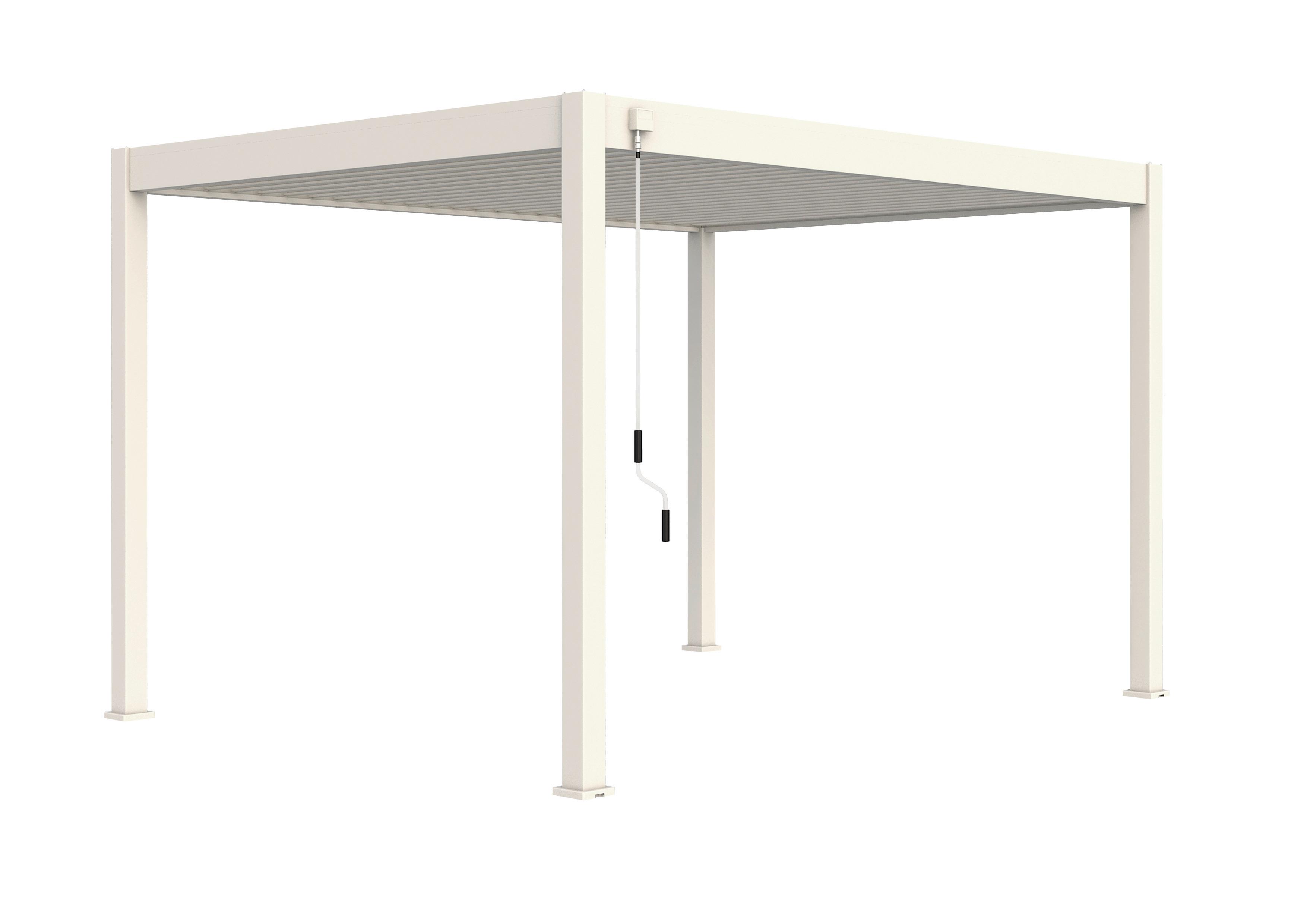 PERGOLA CLASSIC 3X3,6M WEISS - Weiss, Basics, Metall (360/255/300cm) - Gardenson