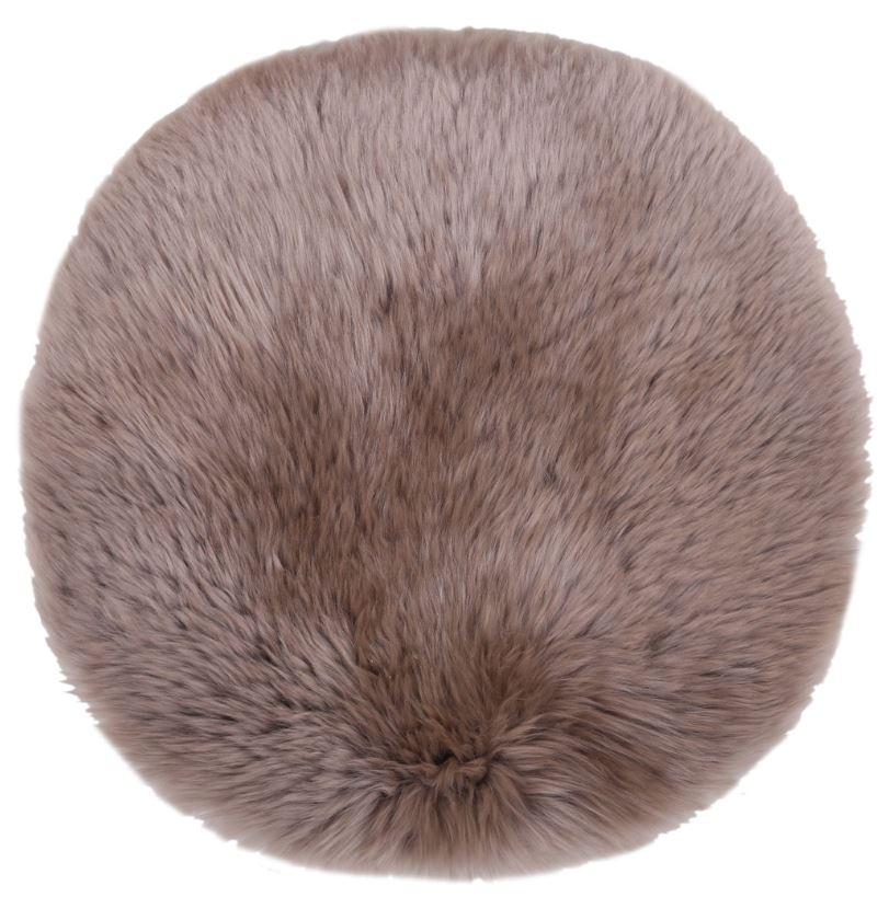 FUTRO OWCZE LENA - taupe, Natur, tkanina (45cm) - Linea Natura