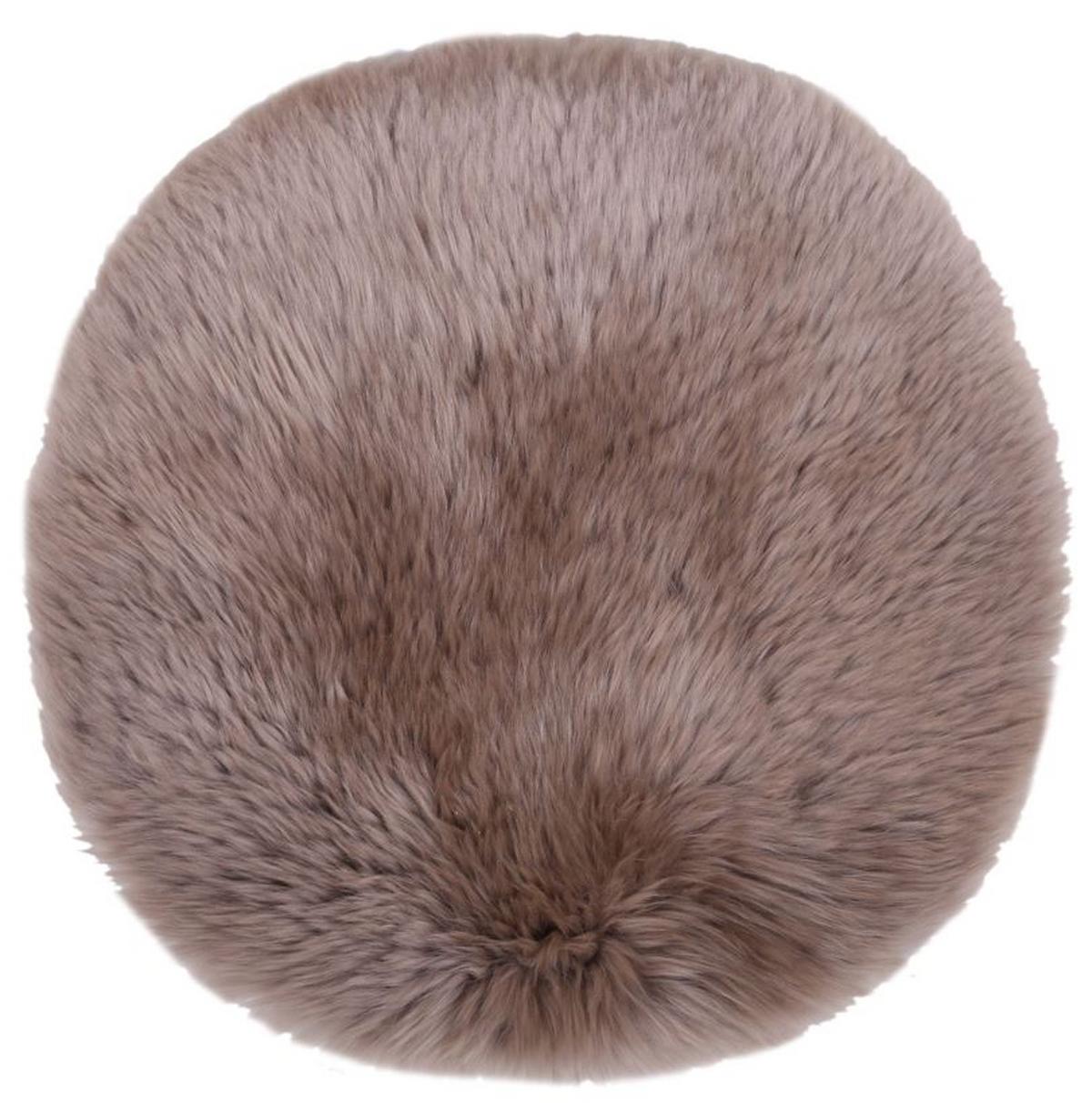 FUTRO OWCZE LENA - taupe, Natur, tkanina (45cm) - Linea Natura