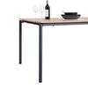 MATBORD LIDO - svart/ekfärgad, Modern, metall/trämaterial (180/76/90cm) - Mömax