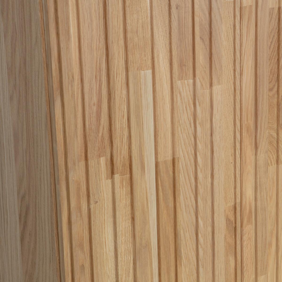 Lowboard Gravure Naturfarben B: 100cm - Schwarz/Naturfarben, Design, Holz/Metall (100/56/44cm) - Livetastic