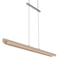 LAMPA WISZĄCA LED 138564 COLOMBIA - beżowy, Natur, drewno (120/9/9cm)