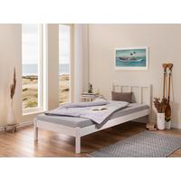 Bett Fredy ca. 90x200 cm Weiß - Weiß, MODERN, Holz (90/200cm) - MID.YOU