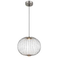 Led Viseća Svjetiljka Galway - boje nikla/boje kroma, Design, metal/plastika (50/150cm)