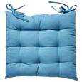 Sitzkissen Bill Blau 40x40cm - Blau, Textil (40/40cm) - Mömax modern living Sitzkissen Bill Blau 40x40cm - Blau, Textil (40/40cm) - Mömax modern living