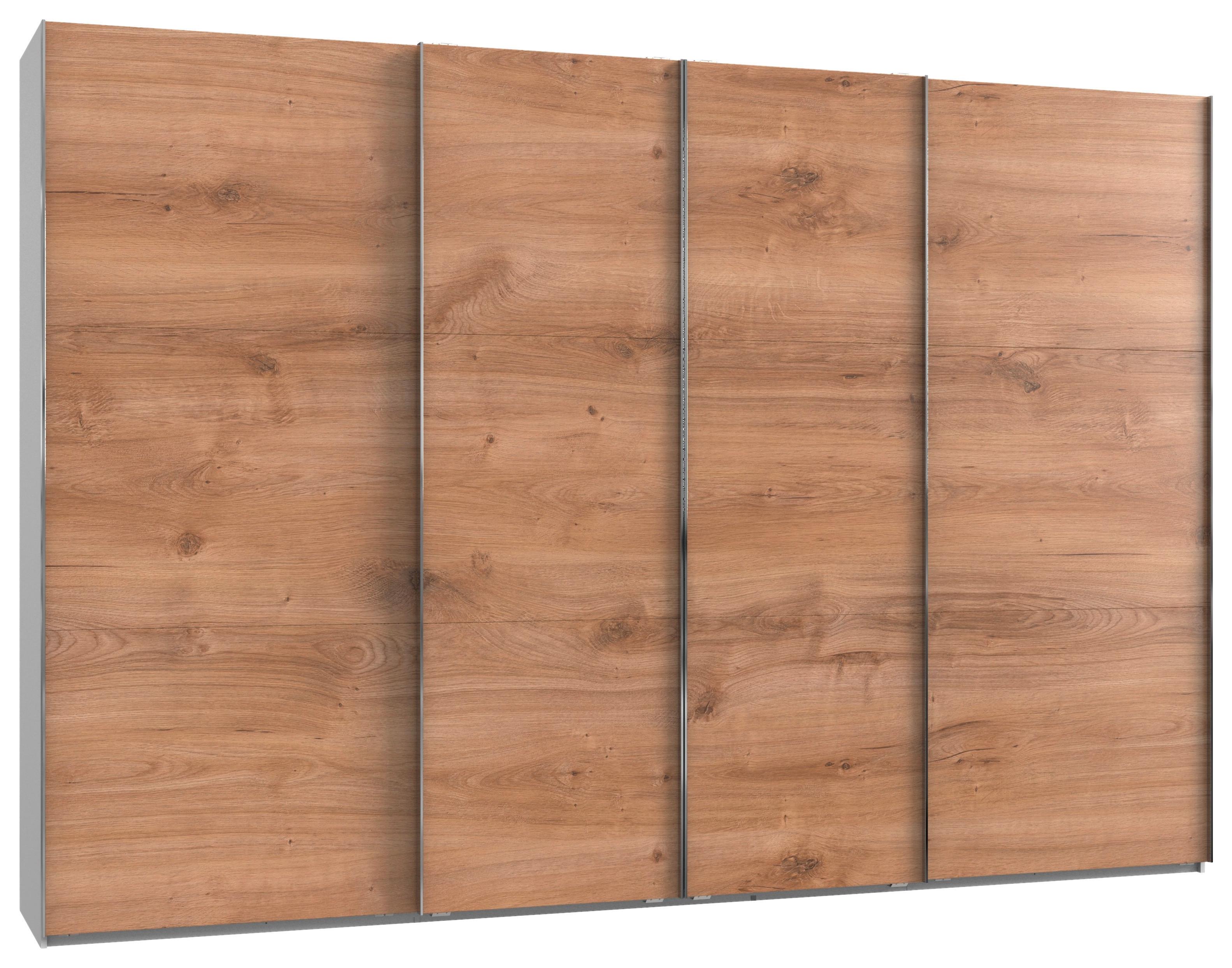 Ormar S Kliznim Vratima Level 36 A - bijela/boje hrasta, Moderno, drvni materijal (350/236/65cm) - Modern Living