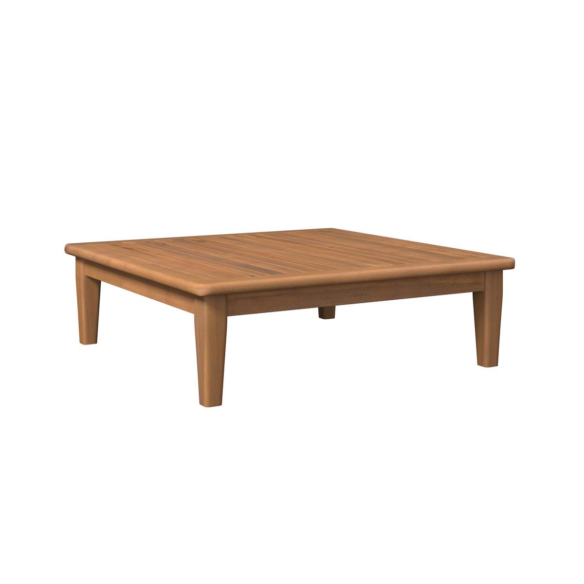 KOMPLET MEBLI TARASOWYCH BORNEO - beżowy/kolor akacjowy, Modern, drewno (80/65/80cm) - Ambia Garden