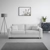 BÄDDSOFFA AGNETA -BASED- - ljusgrå/svart, Modern, trä/textil (200/83/97cm) - Based