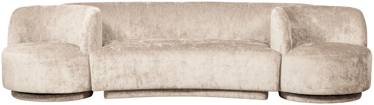 Bigsofa Popular Naturfarben B: 290 cm - Naturfarben, Design, Textil (290/72/97cm) - Livetastic