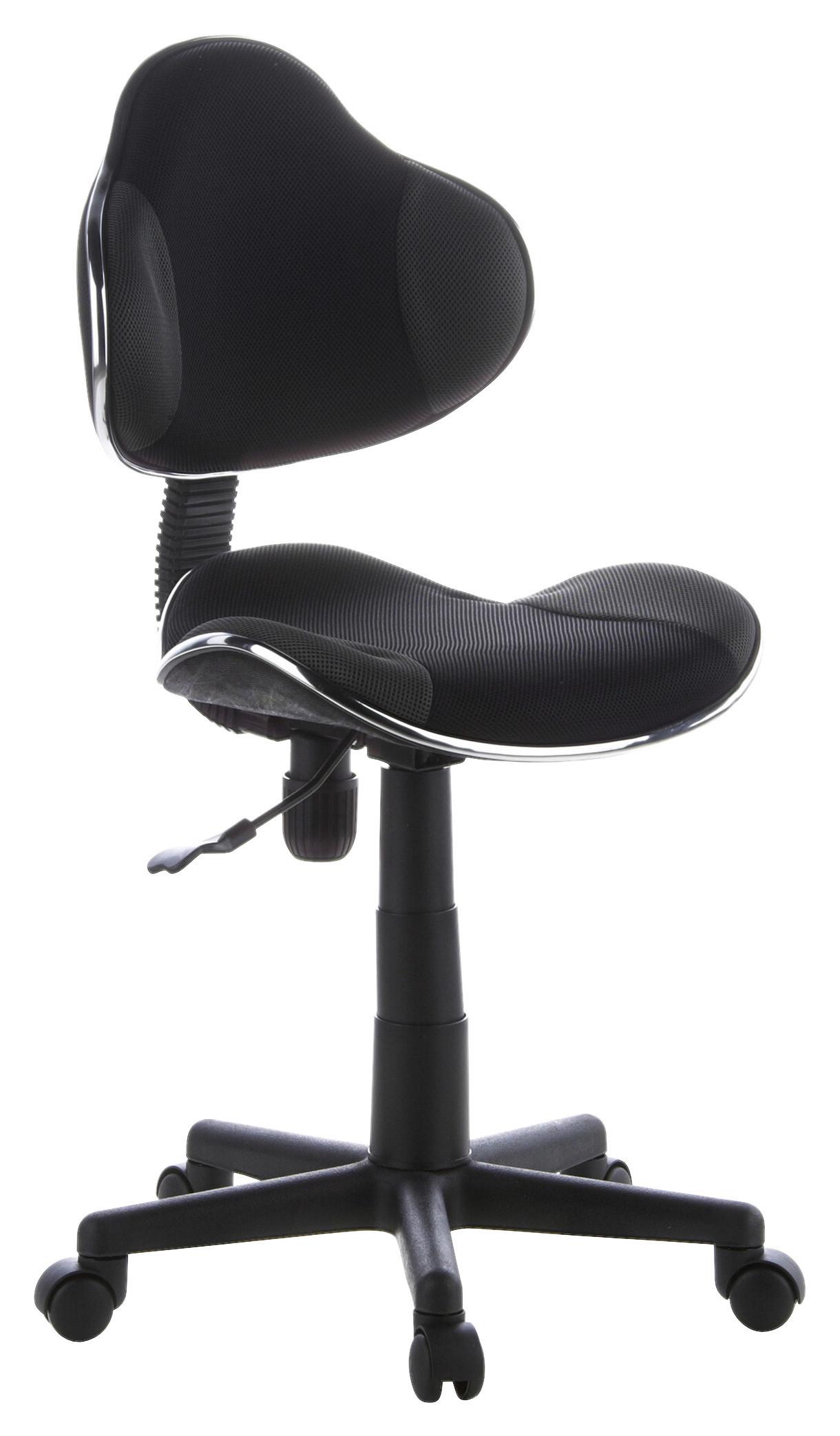 Jugenddrehstuhl kiddy GTI 2 ca.45x86-101x42cm Schwarz,Grau - Schwarz/Grau, Basics, Kunststoff (45/86-101/42cm) - MID.YOU