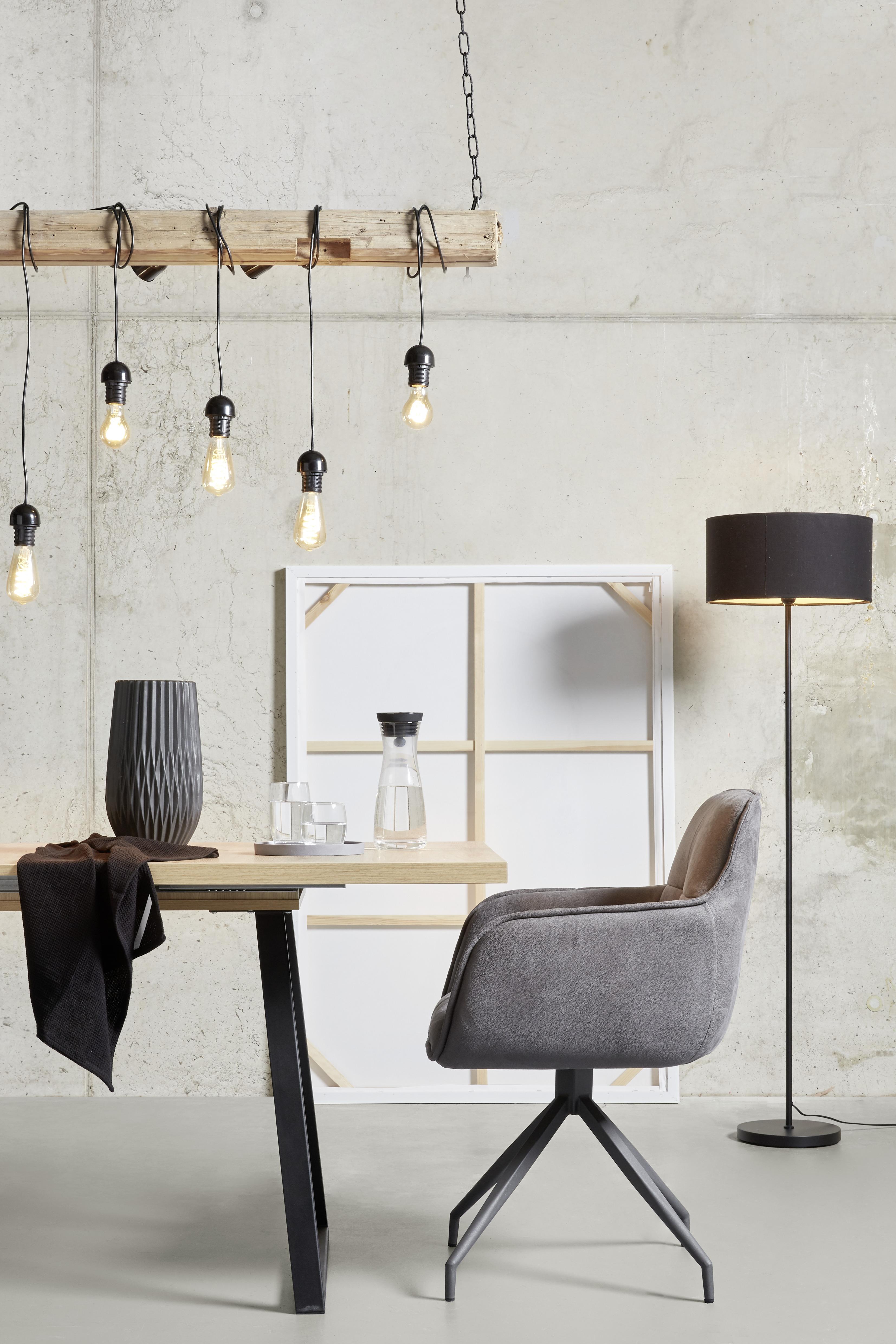 Ovjes Za Stropnu Svjetiljku Anita - crna, plastika (150cm) - Modern Living