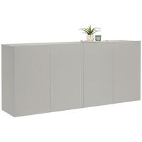 KOMODA SZEROKA NEWNIQ - kaszmir, Design, materiał drewnopochodny (180/80/42cm) - Hom`in