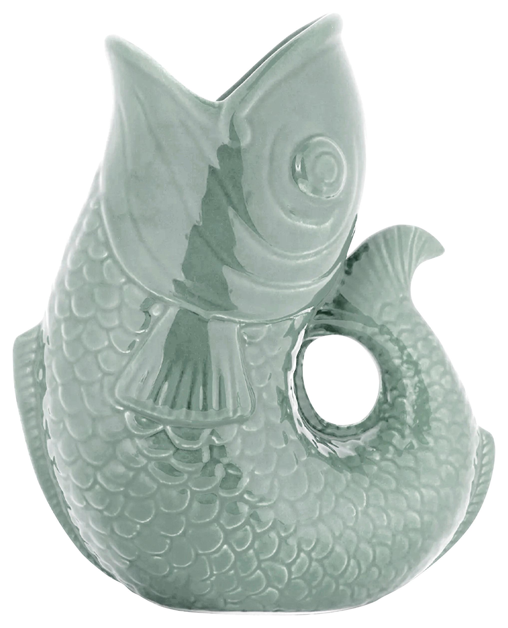 Vase Mikee Grün - Grün, Keramik (19,5/23,5/10,5cm) - Mömax