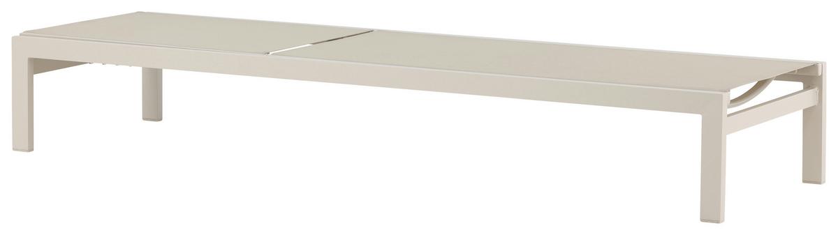 SONNENLIEGE COPACABANA - Beige, KONVENTIONELL, Metall (60/30/195cm) - Gardenson