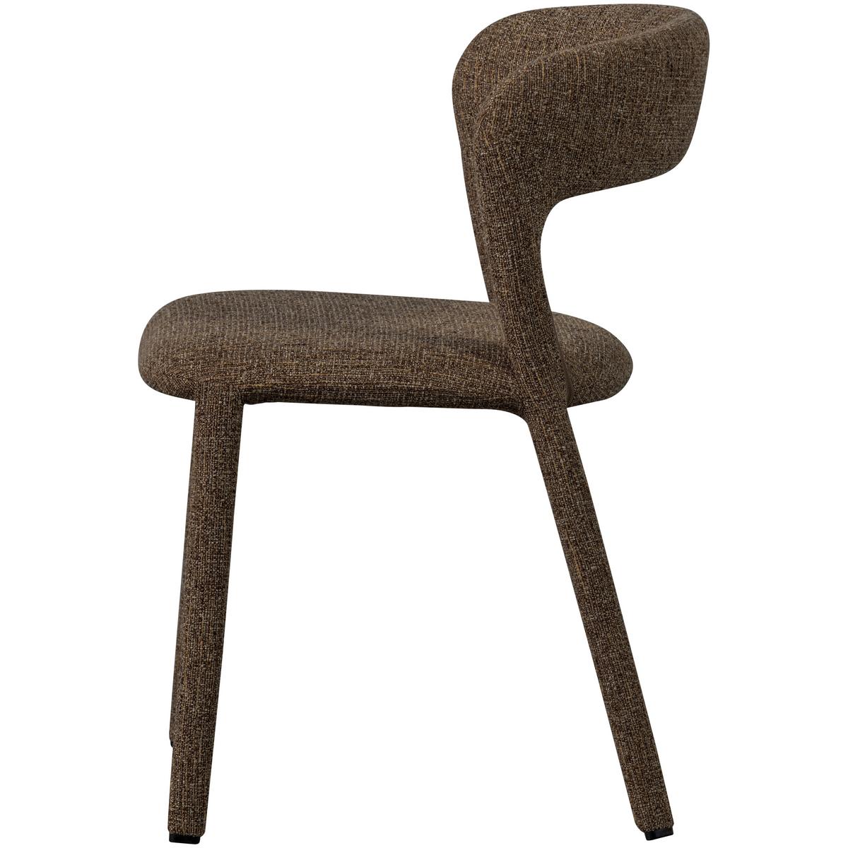 Stuhl-Set Noble Braun B: 51cm - Braun, MODERN, Textil (51/76/56cm) - Livetastic