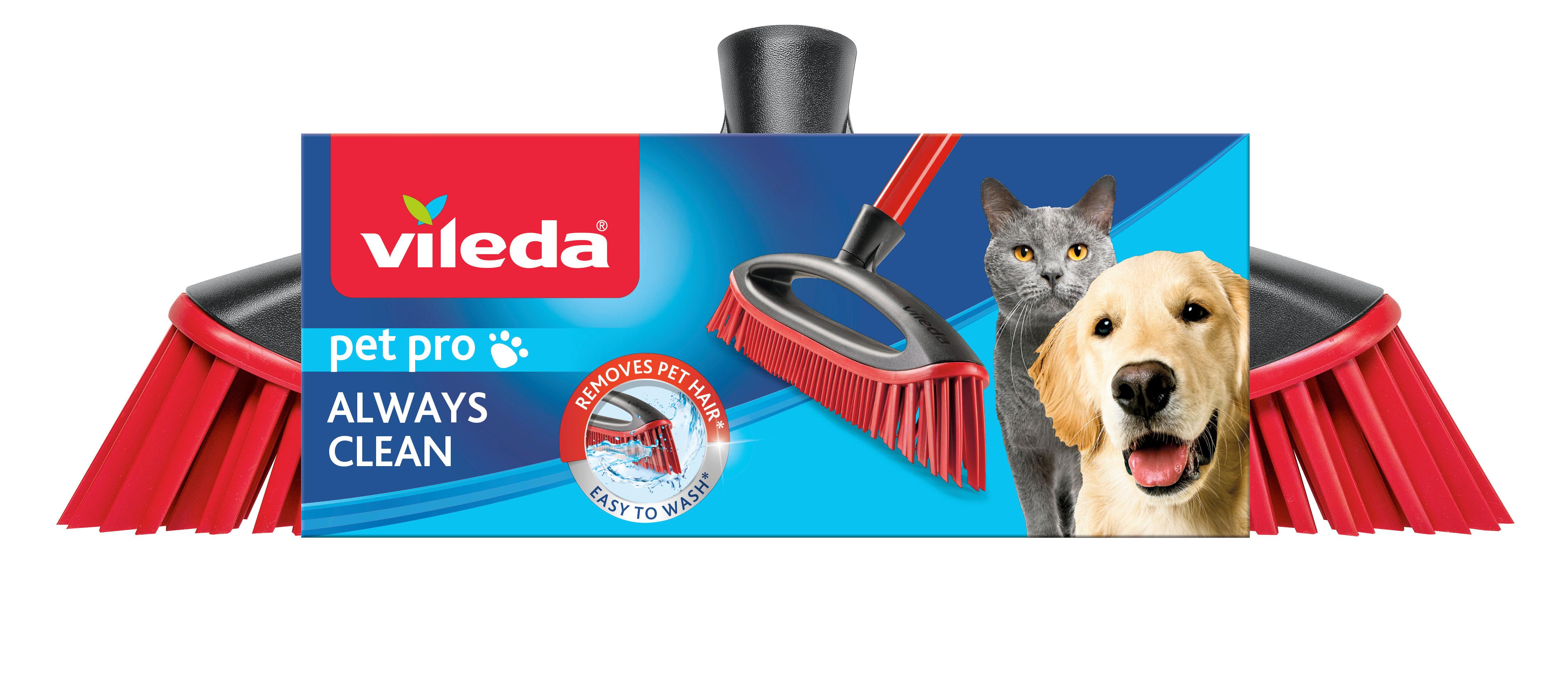 Seprű Vileda Pet Pro Always Clean - piros, Basics