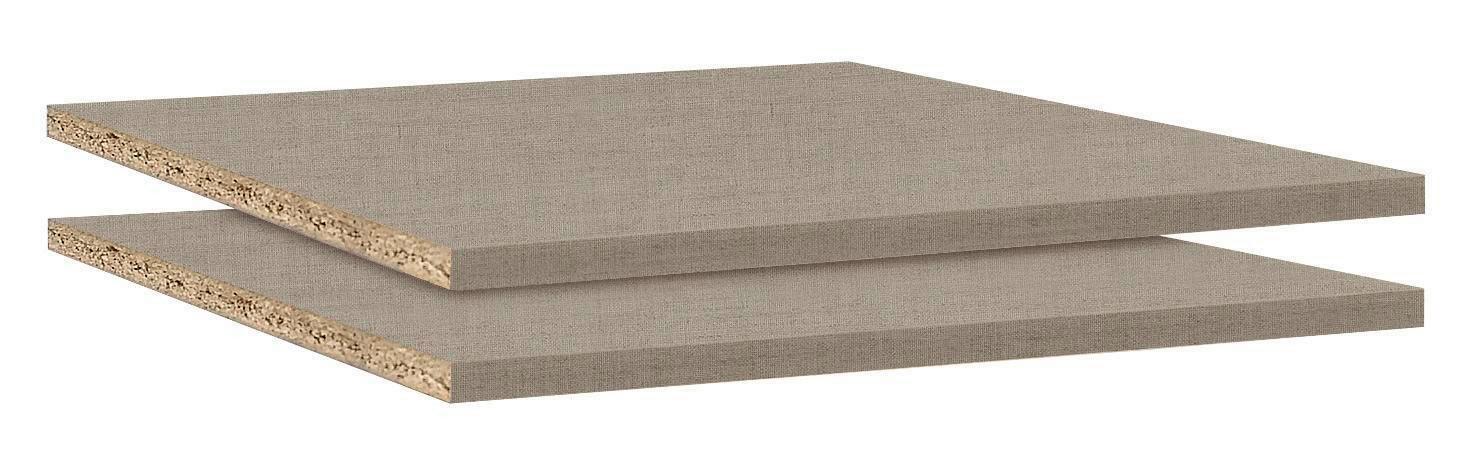 Einlegebodenset Zubehör 2-teilig - Holzwerkstoff (66/1,6/48cm) - Mömax