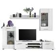 Dnevni Regal Shot - bela/srebrna, Moderno, umetna masa/steklo (230/200/38cm) - Mömax modern living Dnevni Regal Shot - bela/srebrna, Moderno, umetna masa/steklo (230/200/38cm) - Mömax modern living