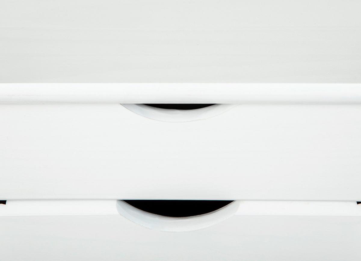 Rollcontainer Simon ca. 35x65x40 cm Weiß - Weiß, Basics, Holz/Kunststoff (35/65/40cm) - MID.YOU