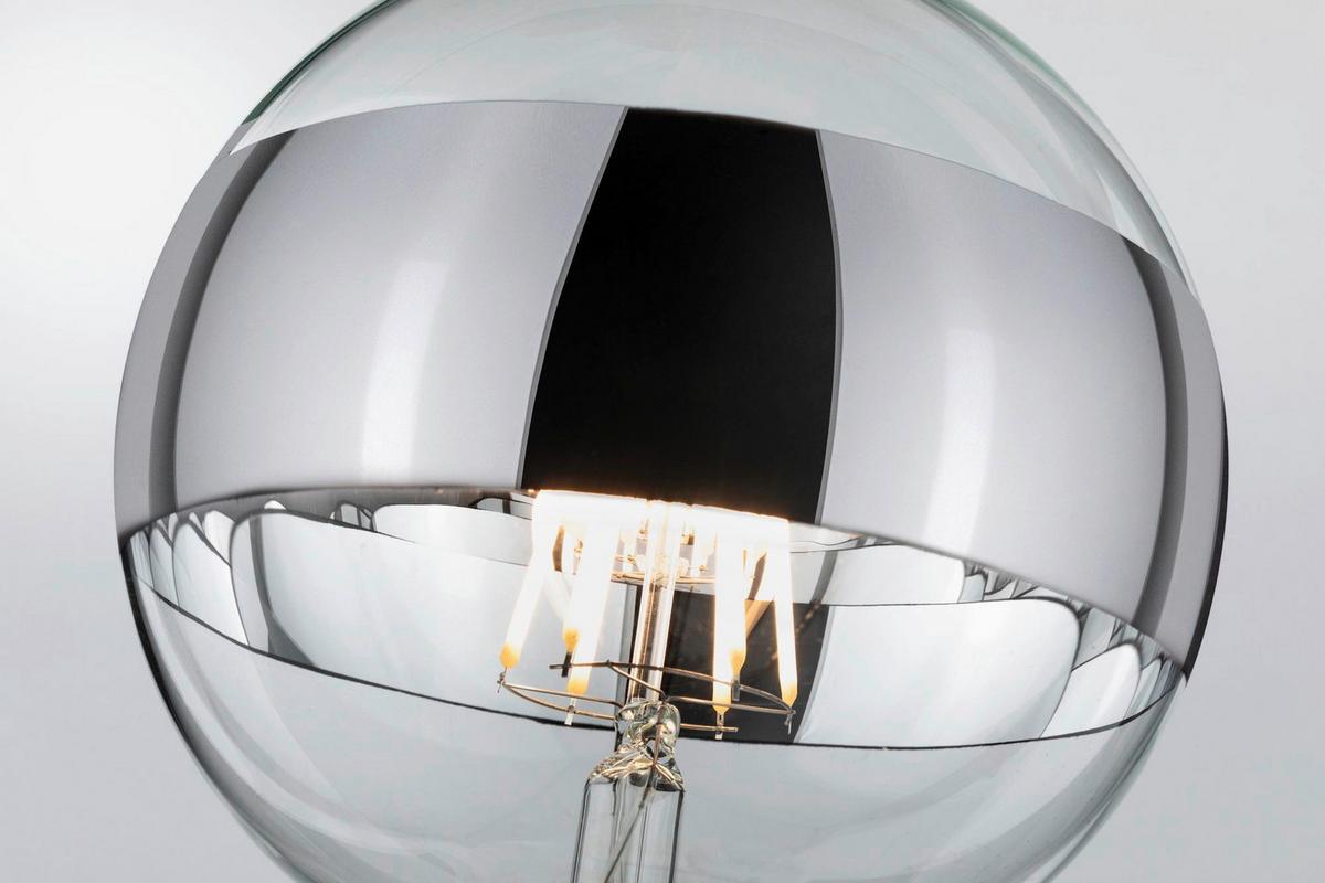 LED-Leuchtmittel 28681 max. 6,5 Watt - Klar/Silberfarben, Basics, Glas (17,4cm) - Paulmann