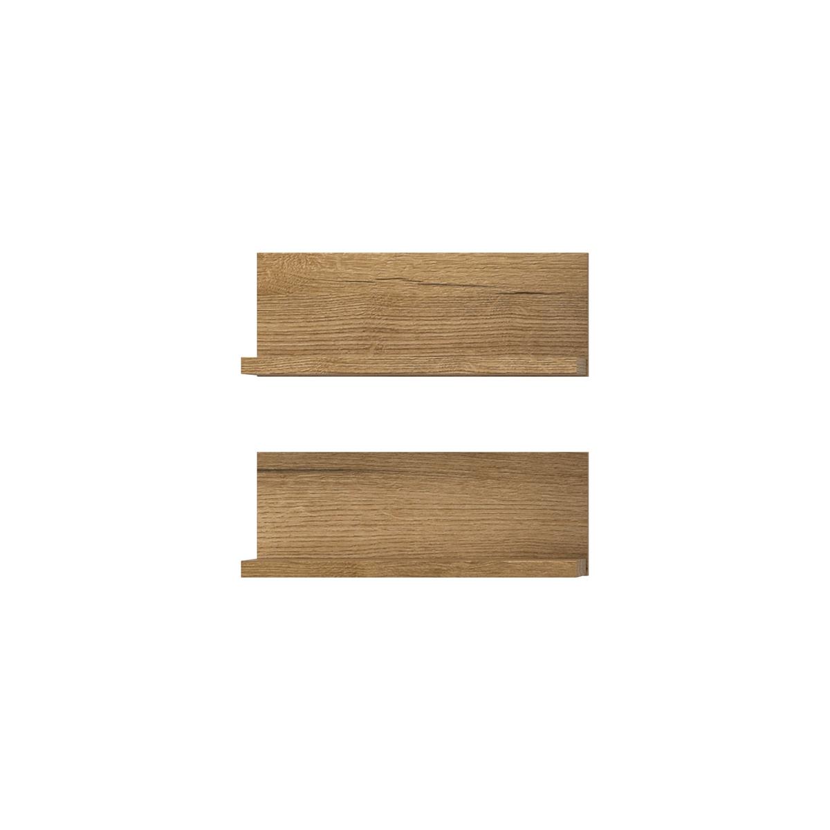 Badezimmerregal Aqua Eichefarben - Eichefarben, Trend, Holzwerkstoff (32/12/14cm) - MID.YOU