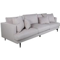 3-Sitzer-Sofa Lysekil Beige - Beige/Schwarz, MODERN, Textil/Metall (259/86/86cm) - Livetastic