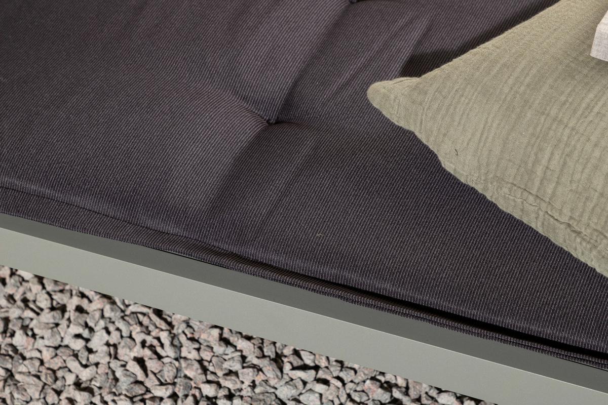 Liegenauflage Cushion ca. 60x193 cm Dunkelgrau - Dunkelgrau, KONVENTIONELL, Textil (60/5.5/193cm) - Gardenson