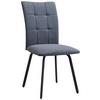 Scaun OSTIA - negru/gri, Konventionell, metal/textil (46/94/63cm)