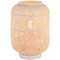 LAMPA STOŁOWA LAURINA - biały, Modern, drewno (28/43cm) - Bessagi Home