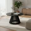 SOFFBORD ENNIO - svart, Modern, trämaterial/trä (80/40cm) - Bessagi Home