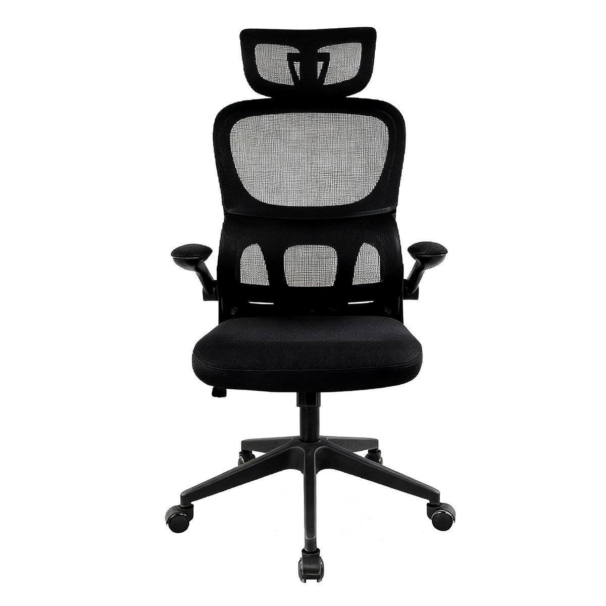 Forgószék Fekete Sophie - fekete, Modern, műanyag/textil (62/118-128/51cm)