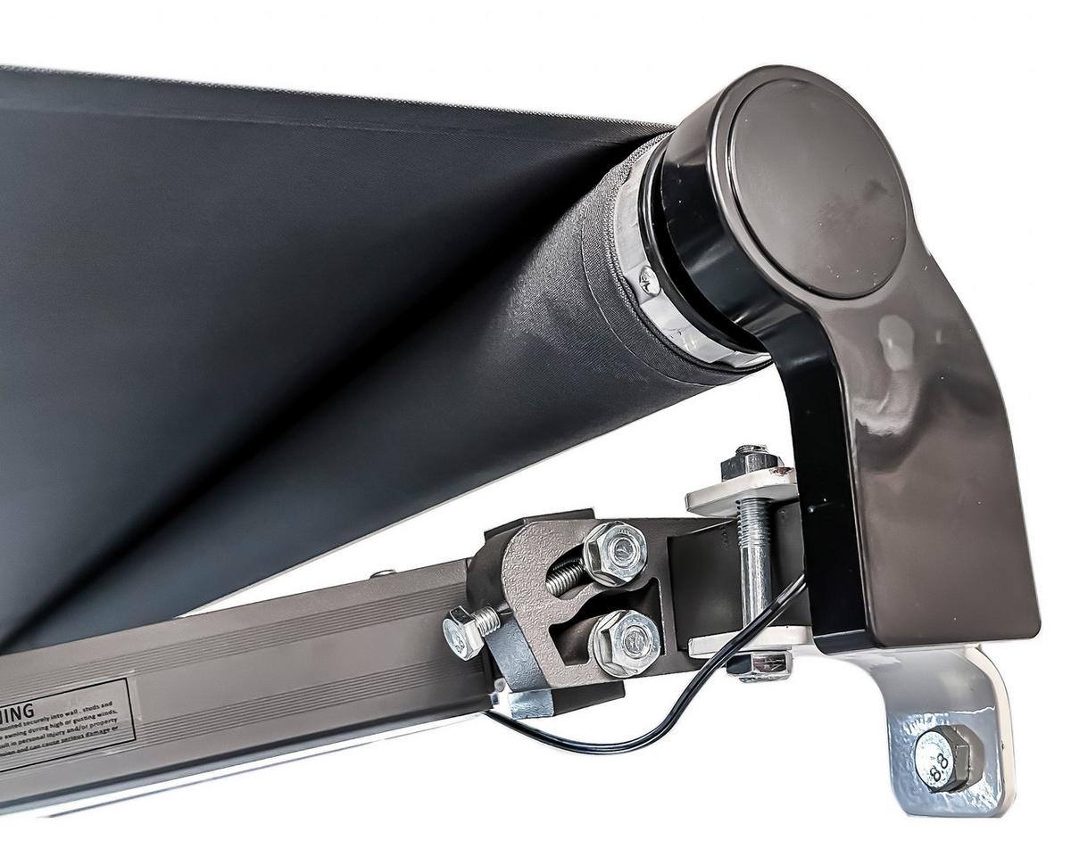 MARKISE ELEKTRI. MARKISE 295X200 ANTHR - Dunkelgrau/Anthrazit, MODERN, Kunststoff/Metall (200/20/295cm) - Gardenson