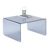 TABLE BASSE WING - gris, MODERN, verre (70/70/40cm) - Based