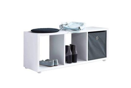 Standregal Nizza Typ 12 Weiß - Silberfarben/Weiß, MODERN, Holzwerkstoff/Kunststoff (37,5/108,5/33cm) - MID.YOU
