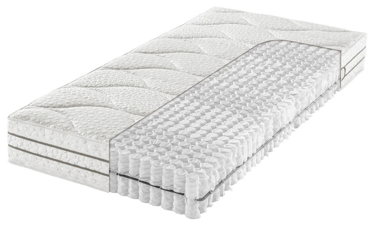 MATERAC-RDZEŃ/SPRĘŻYNY KIESZ. FLEX T - biały, Basics, tkanina (200/200cm) - FAN