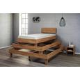 Nachtkästchen aus Eiche massiv - Eichefarben, Natur, Holz (35/33/35cm) - Modern Living Nachtkästchen aus Eiche massiv - Eichefarben, Natur, Holz (35/33/35cm) - Modern Living